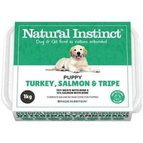Natural Instinct Puppy Turkey/Salmon/Tripe 1kg Natural Instinct 