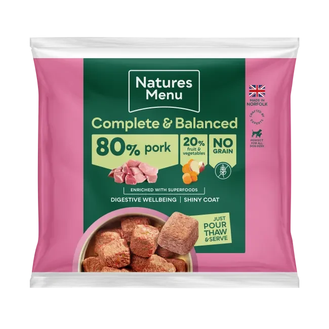 Natures Menu Country Hunter 80/20 Pork 1kg ❄ Natures Menu 