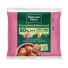 Natures Menu Country Hunter 80/20 Pork 1kg ❄ Natures Menu 