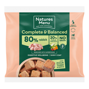 Natures Menu Country Hunter Nuggets Rabbit 1kg Raw Dog Food Natures Menu 