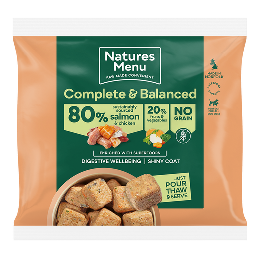 Natures Menu Country Hunter Chicken & Salmon 1kg Raw Dog Food Natures Menu 