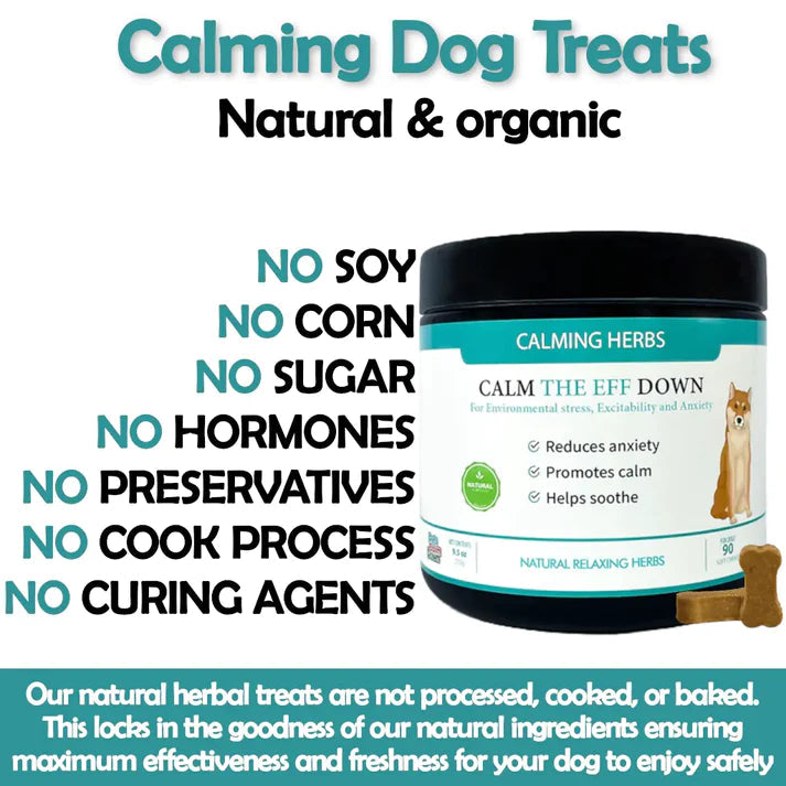 Calm The Eff Down Calming Dog Treat 90pk Pets Calm Down 