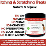 Stop Bloody Scratching Dog Treats 90pk Pets Calm Down 