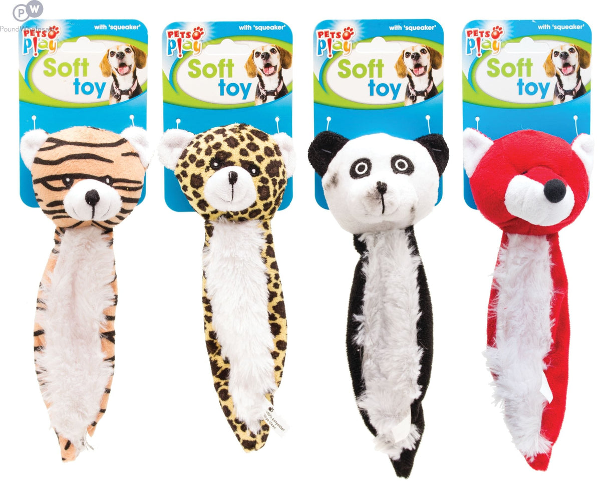 Pets Play Flat Soft Dog Toy Assorted Pets Play 