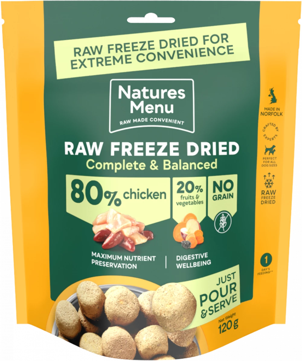 Natures Menu Freeze Dried Chicken 250g Natures Menu 