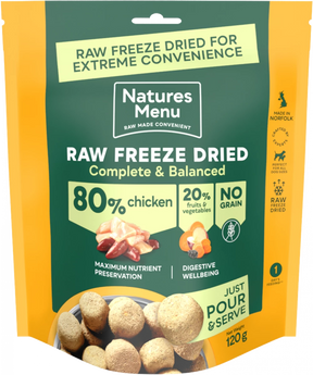 Natures Menu Freeze Dried Chicken 250g Natures Menu 