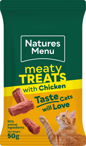 Natures Menu Meaty Cat Treats Chicken 50g Natures Menu 