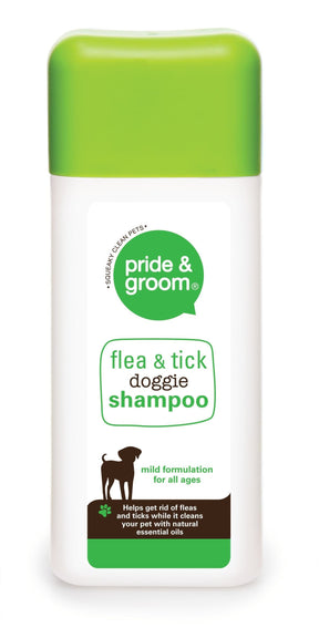 Pride & Groom Flea & Tick Dog Shampoo 300ml Dog Grooming Pride & Groom 