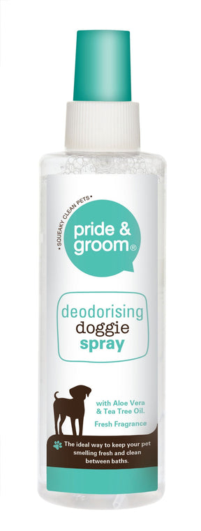 Pride & Groom Deodorising Dog Spray 200ml Dog Grooming Pride & Groom 