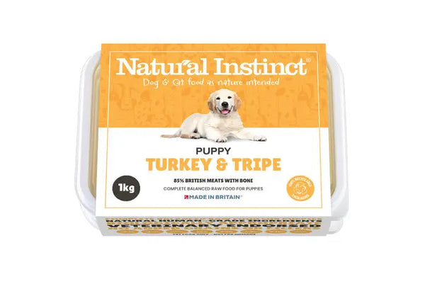 Natural Instinct Puppy Turkey and Tripe 1kg Natural Instinct 