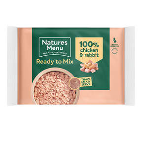 Natures Menu Chicken & Rabbit Block 400g Raw Dog Food Natures Menu 