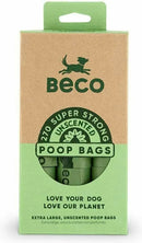 Beco Large Poop Bags - Unscented (x270) Value (18x15) Beco 