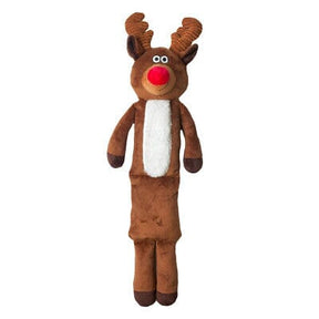 Happy Pet Squeaky Reindeer Soft Dog Toy Happy Pet 