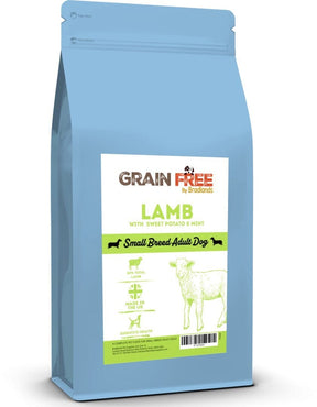 Bradlands Grain Free Small Breed Lamb 2kg Dry Dog Food Bradlands 