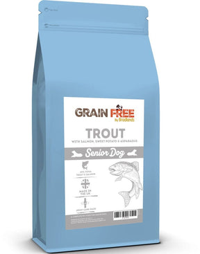 Bradlands Grain Free Senior Trout & Salmon 2kg Grain Free Dog Food Bradlands 