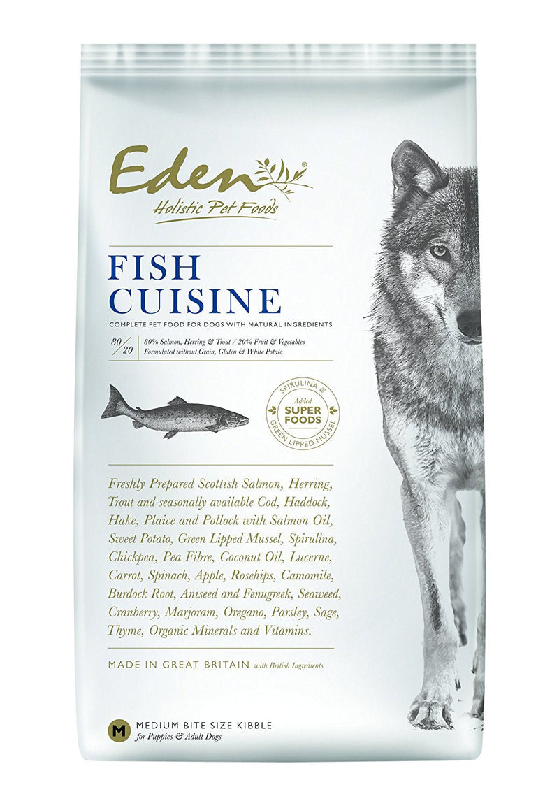 Eden Fish Medium Kibble 6kg Dry Dog Food Eden 