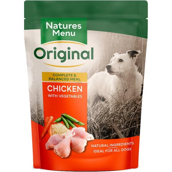 NM Chicken Complete Pouch 300g Wet Dog Food Natures Menu 