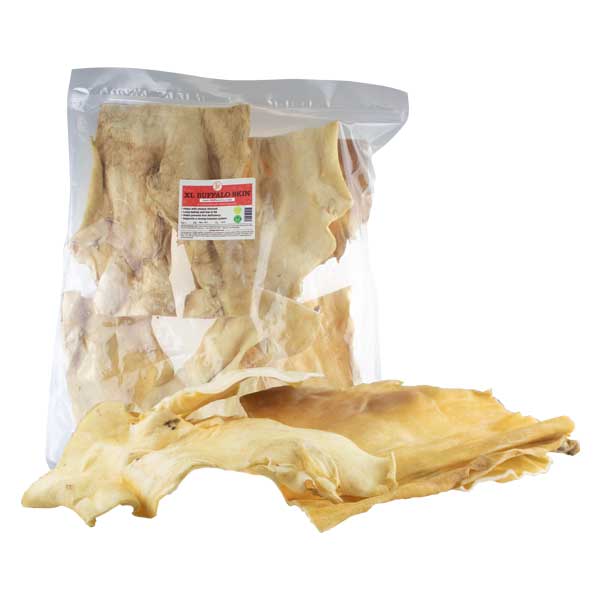 XL Buffalo Skin (Plate) 1kg Dog Treats JR Pet Products 