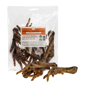 Natural Chicken Feet 1Kg Dog Treats JR Pet Products 