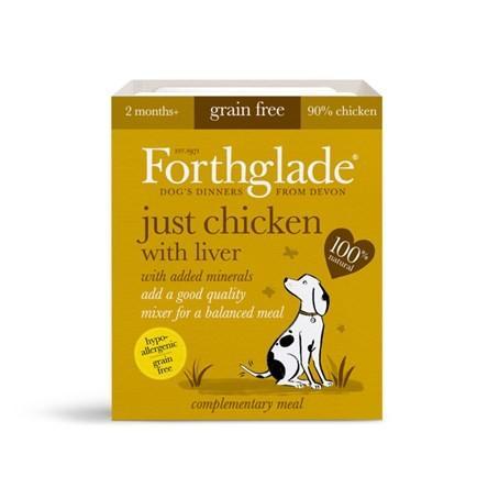Forthglade Just Chicken/Liver 395g Wet Dog Food Forthglade 