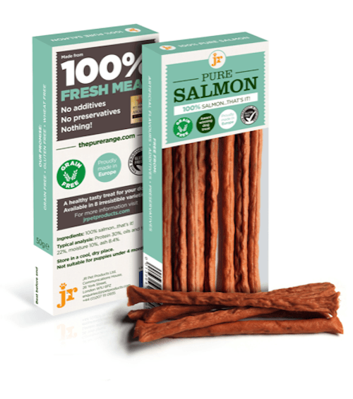Pure Salmon Sticks 50g Dog Treats JR Pet Products 