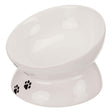 Trixie Cat Bowl Ceramic Elevated 13cm White Trixie 