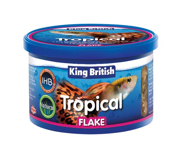 King British Tropical Flake 28g Fish Foods King British 