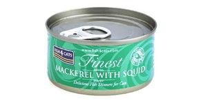 Fish 4 Cats Mackerel / Squid Wet Cat Food Fish 4 Cats 