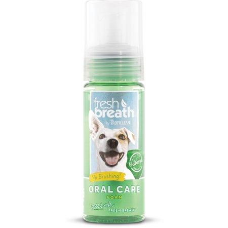 Tropiclean Fresh Breath Mint Foam 133ml Dog Treatments TropiClean 