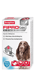 Fiprotec Combo Medium Dog x1 Pipette Dog Treatments Beaphar 