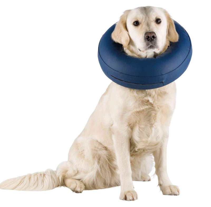Protective Collar L-XL Blue Dog Treatments Trixie 