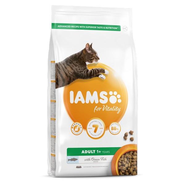 Iams Cat Adult Vit Fish 2kg Dry Cat Food Iams 