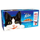 Felix Pouch Fish 40pk Wet Cat Food Felix 