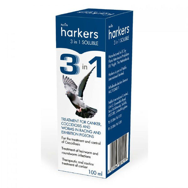 Harkers 3 in 1 Pigeon Treatment Pigeon Harkers 