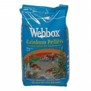 Webbox Rainbow Mixed Pond Pellets 10kg Webbox 