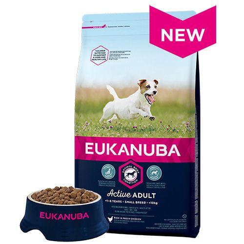 Eukanuba Active Adult Small Breed 2kg Dog Food Eukanuba 