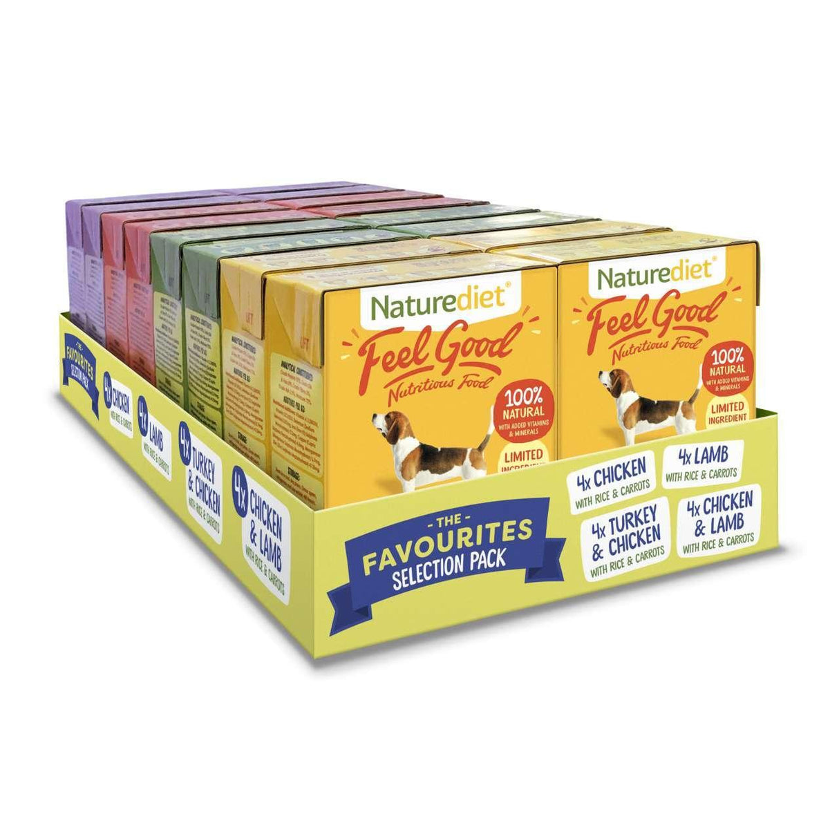 Naturdiet Feelgood Mix 16pk Wet Dog Food Naturediet 