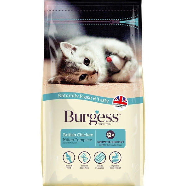 Burgess Kitten Chicken 1.5KG Dry Cat Food Burgess 