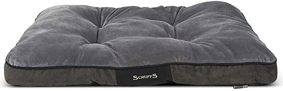 Scruffs Chester Mattress 82x58x6cm Chocolate/Grey Dog Beds Scruffs 