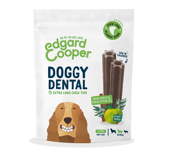 EC Dental Sticks Medium Dog Apple Dog Treats Edgard Cooper 
