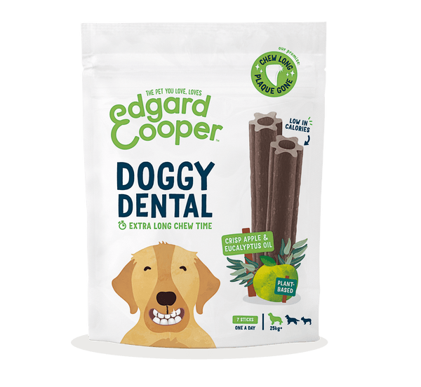 EC Dental Sticks Large Dog Apple Dog Treats Edgard Cooper 