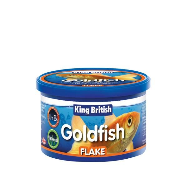 King British Goldfish Flake 12g DISC Fish Foods King British 