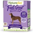 NatureDiet Turkey/Chicken 390g Wet Dog Food Naturediet 