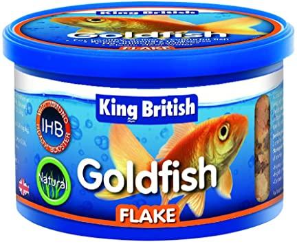King British Goldfish Flake 28g Fish Foods King British 