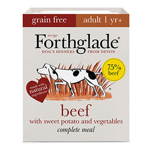 Forthglade Complete Adult Beef GF 395g Wet Dog Food Forthglade 