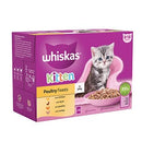 Whiskas Wet Kitten Food Poultry Feasts in Jelly 12x85g Pouches Wet Cat Food Whiskas 