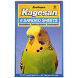 6 Blue Small Sanded Sheets Bird Cages Kagesan 