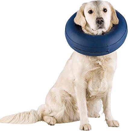 Trixie Protective Inflatable Collar Medium Blue Dog Trixie 