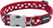 Red Dingo White Spot Red XS Collar Collars Red Dingo 