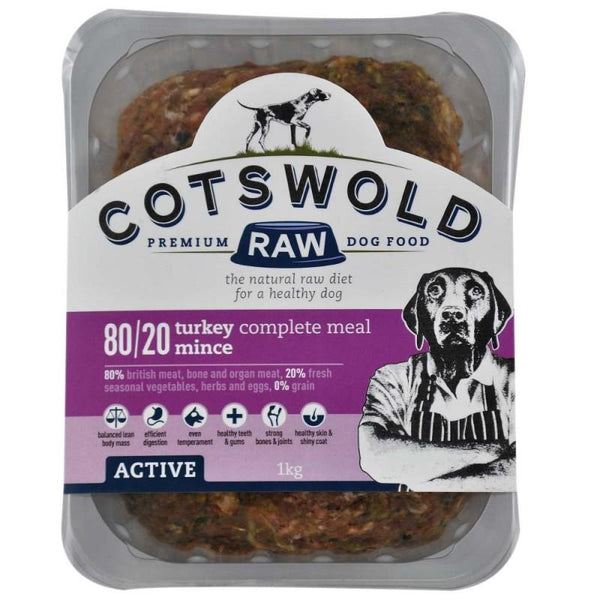 Cotswold Turkey Mince 1KG Raw Dog Food Cotswold Raw 